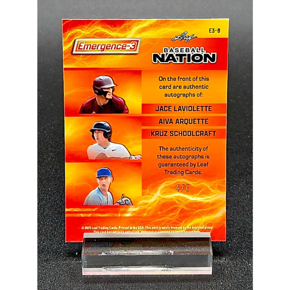 2025 Arquette LaViolette Schoolcraft Auto's /8 Emergence 3 Prospects - Picture 3 of 3